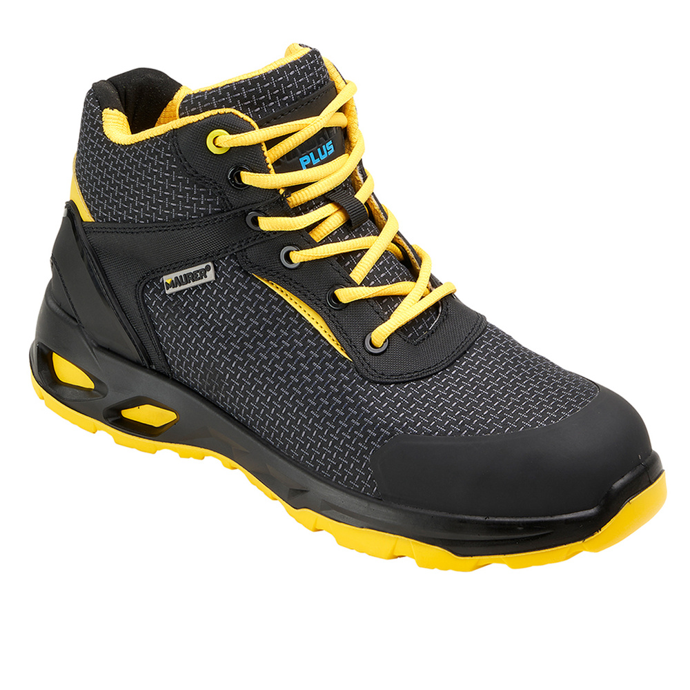 Bota Seguridad Maurer S3 Modelo Amerina Antideslizante con Suela Resistente a los Hidrocarburos. comodidad